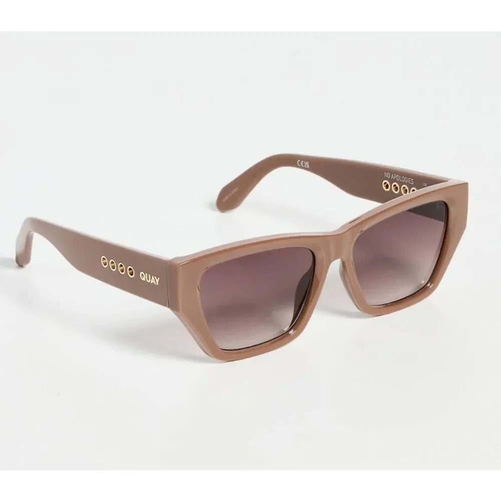 Quay Australia No Apologies‎ Sunglasses- Doe/Brown